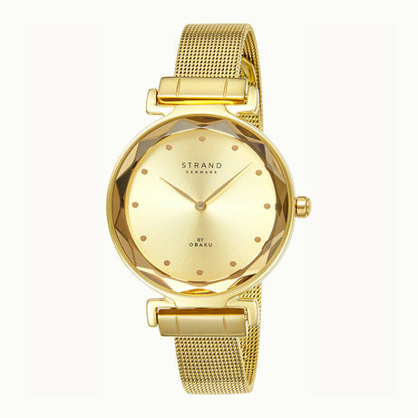 Strand Womens Watch - GUAVA - GOLD