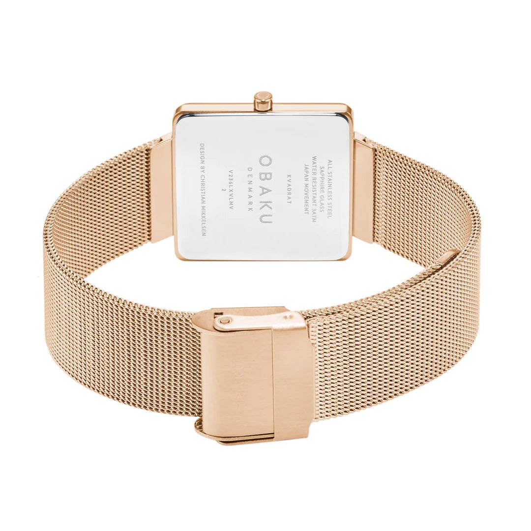 OBAKU Women Kvadrat-Gold