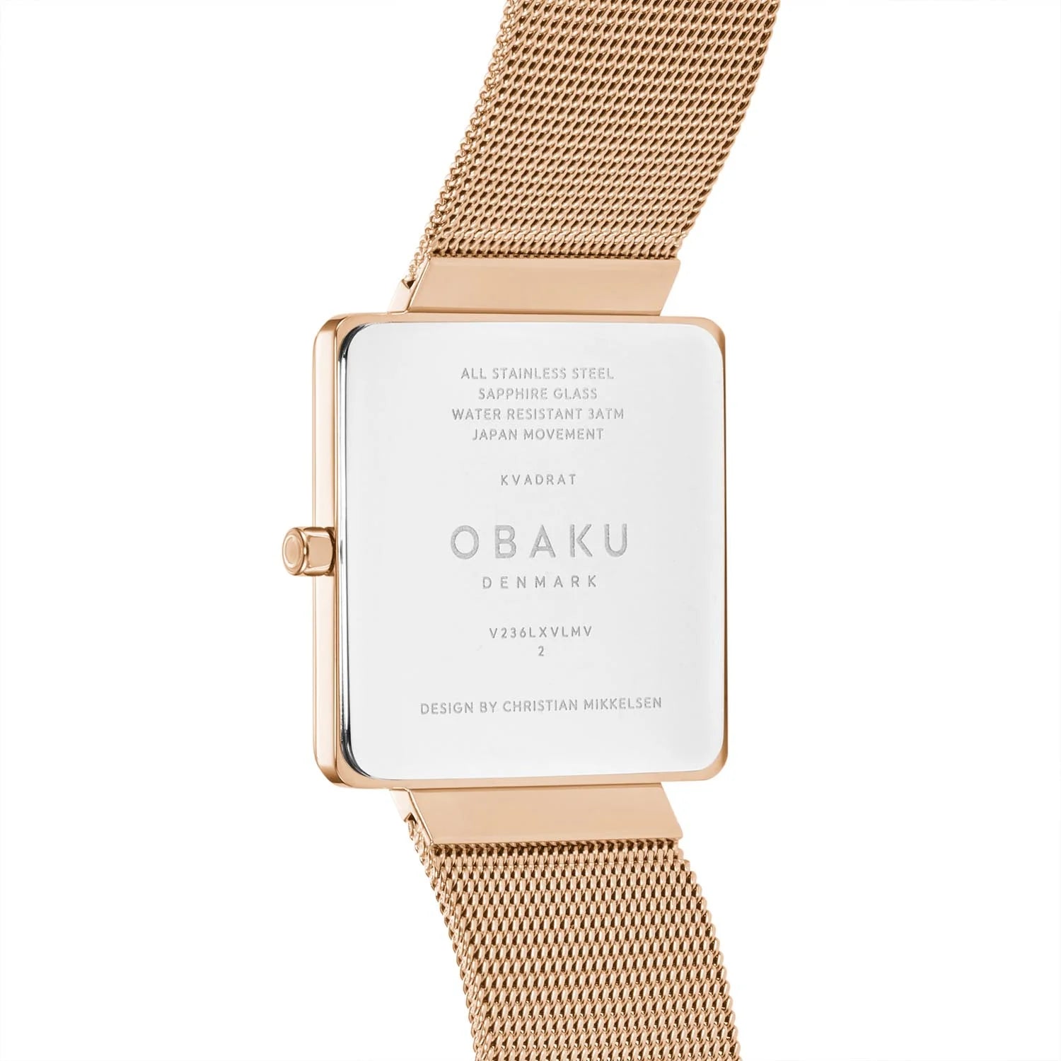 OBAKU Women Kvadrat-Gold