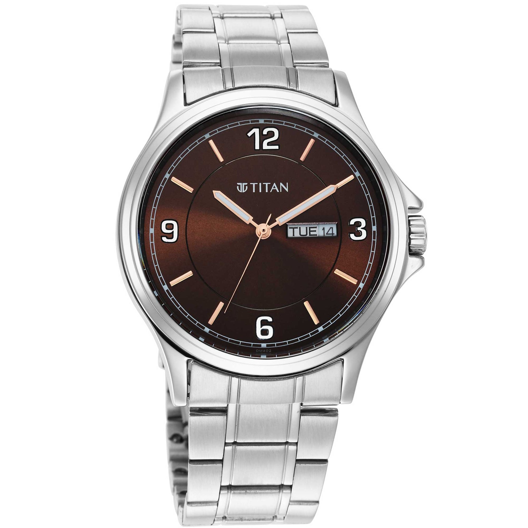 Titan Trendsetters Dark Brown Dial Watch for Men